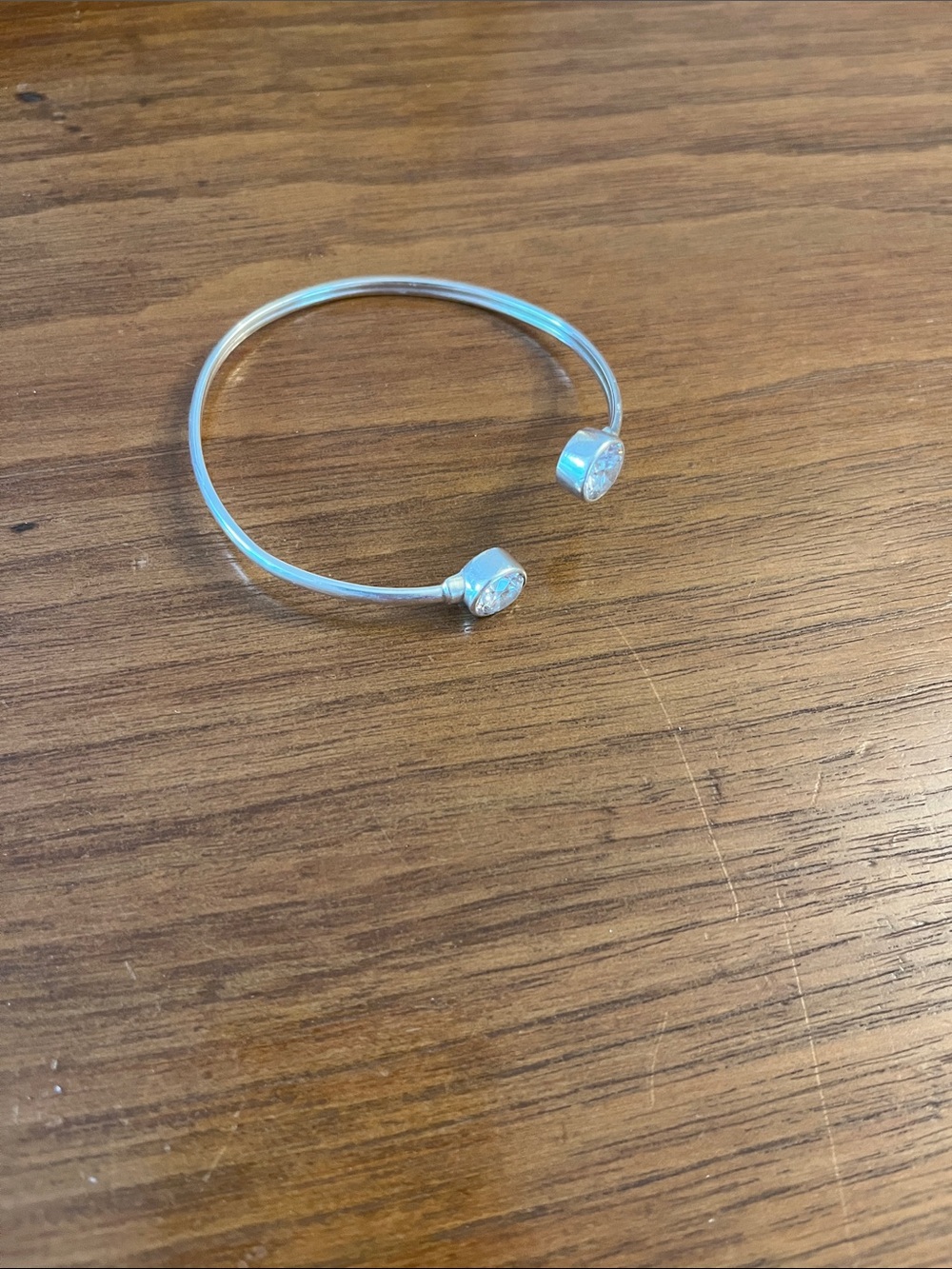 Silpada Sterling Silver CZ Cuff Bracelet - Picture 3 of 6